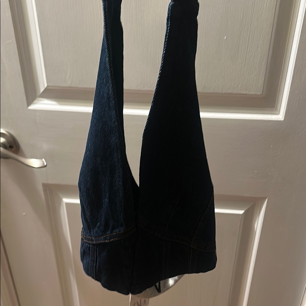 Women's Dark Blue Jean halter
